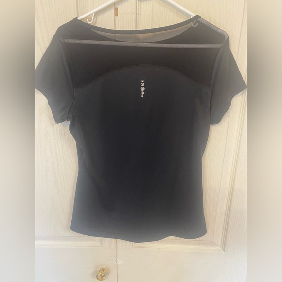 FREE with purchase over $50 
Work Out Black Ladies Short Sleeved Tee - Picture 4 of 5